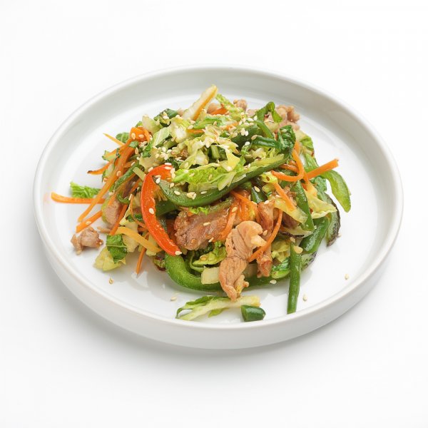 Салат со свининой